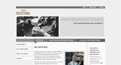 Desktop Screenshot of caffeeccetera.ch